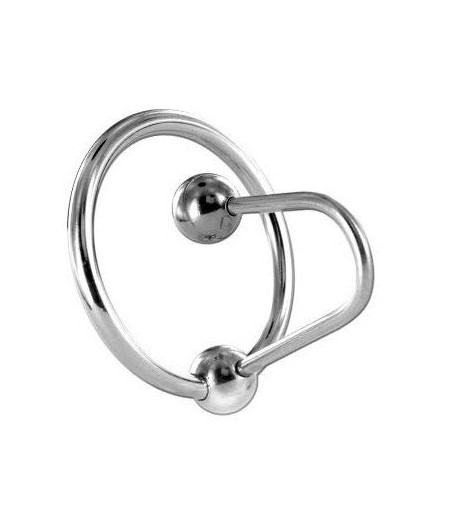 METAL HARD - ANILLA GLANDE CON PLUG