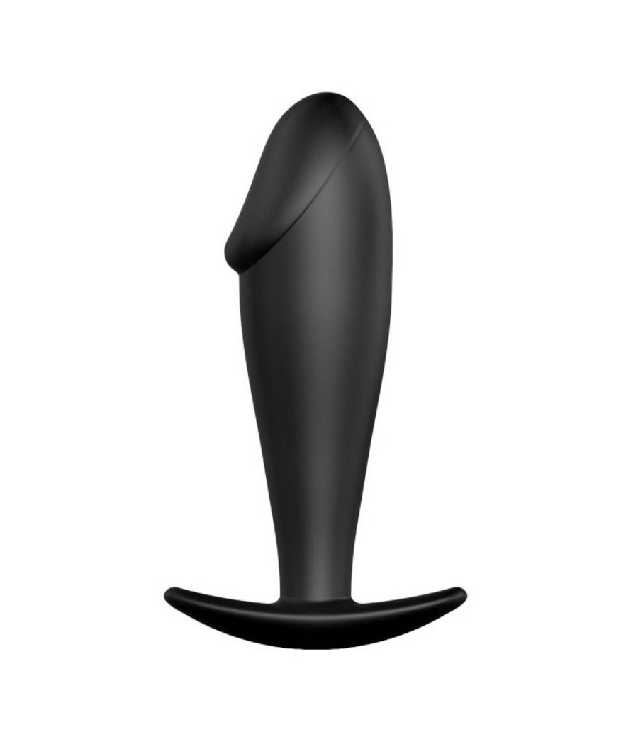 PRETTY LOVE - PLUG ANAL FORMA DE PÊNIS DE SILICONE PRETO