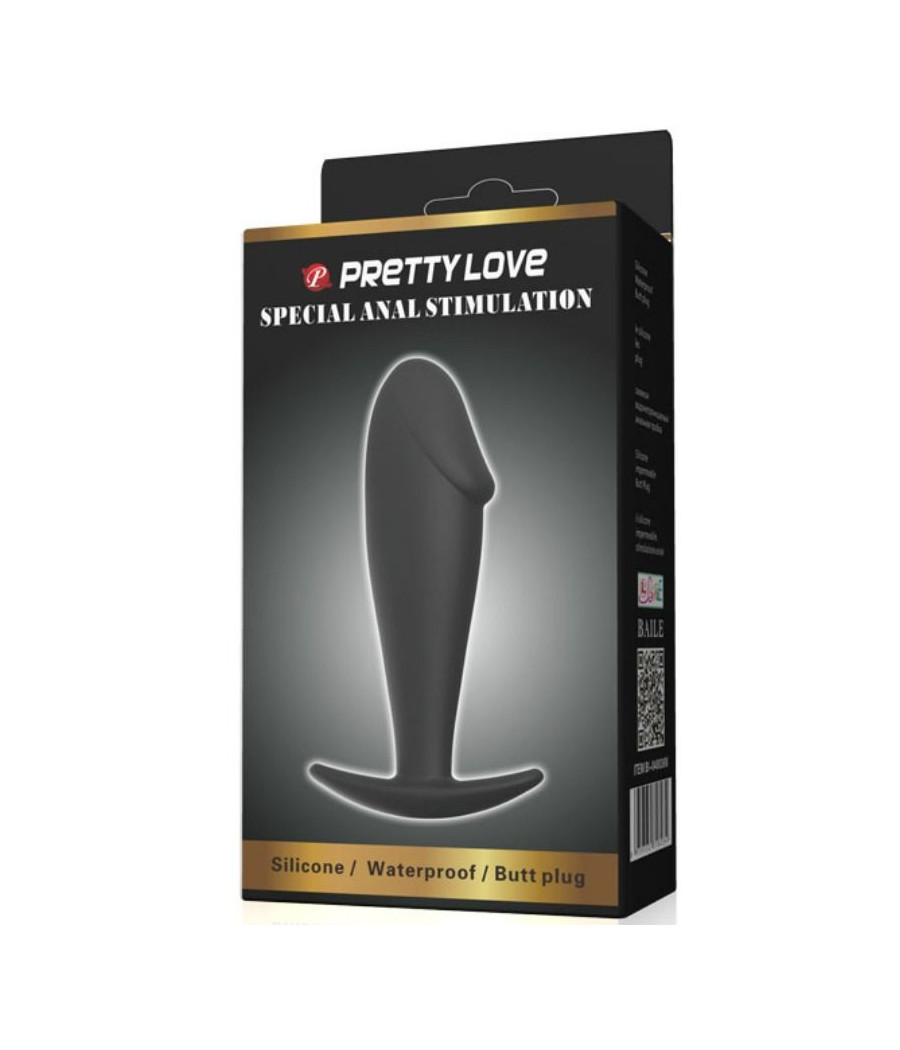 PRETTY LOVE - PLUG ANALE IN SILICONE PER PENE NERO