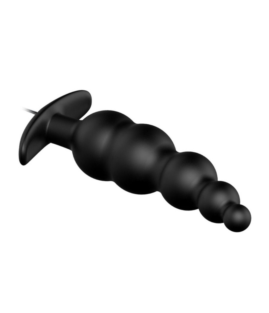 PRETTY LOVE - ANALPLUG AUS SILIKON EXTRA STIMULATION UND 12 VIBRATIONSMODI SCHWARZ