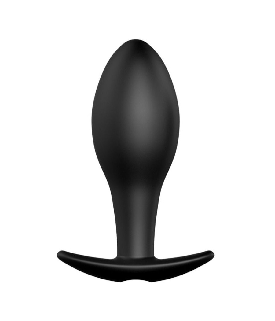 PRETTY LOVE - PLUG ANAL SILICONA FORMA ANCLA 12 MODOS VIBRACIÓN NEGRO