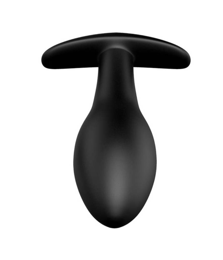 PRETTY LOVE - PLUG ANAL FORME DANCRE SILICONE 12 MODES DE VIBRATION NOIR