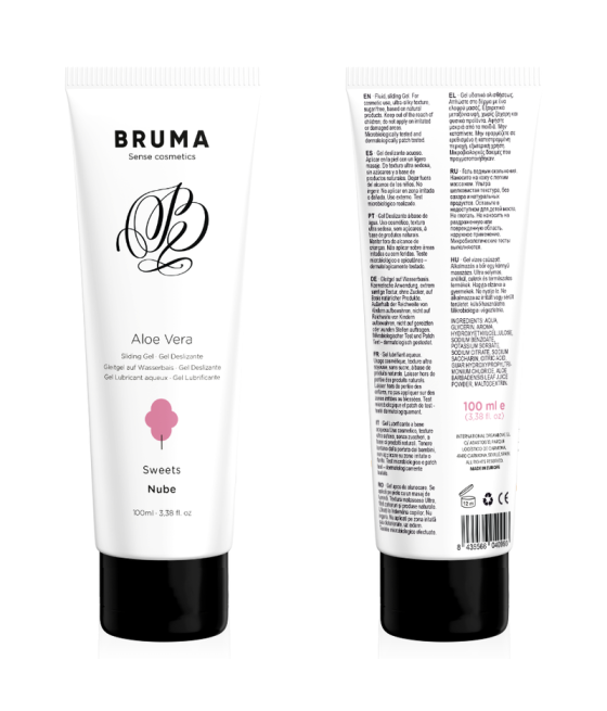 BRUMA - ALOE VERA GLEITGEL ZUCKERWATTE GESCHMACK 100 ML