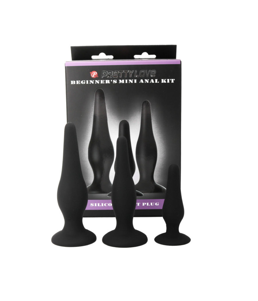 PRETTY LOVE - ANALPLUGS SILIKON INITIATIONS KIT