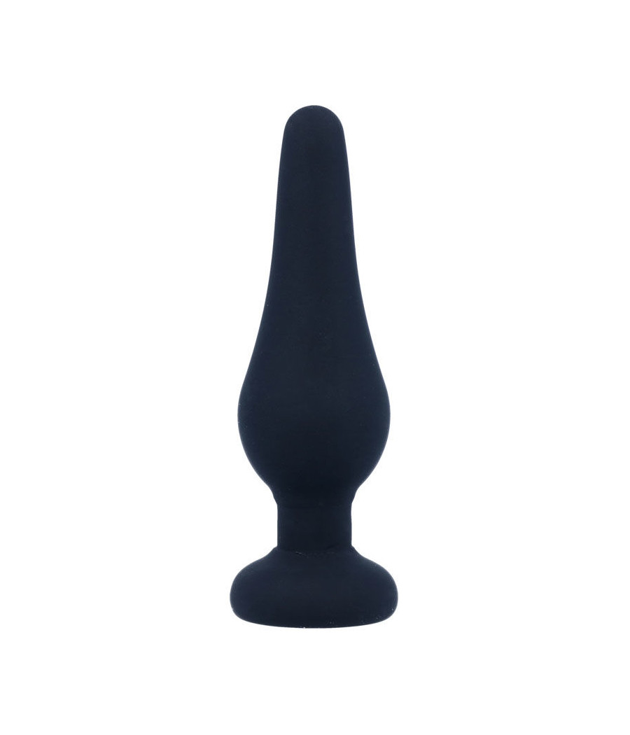 INTENSE - ANALPLUG PIPO S SCHWARZES SILIKON 9,8 CM