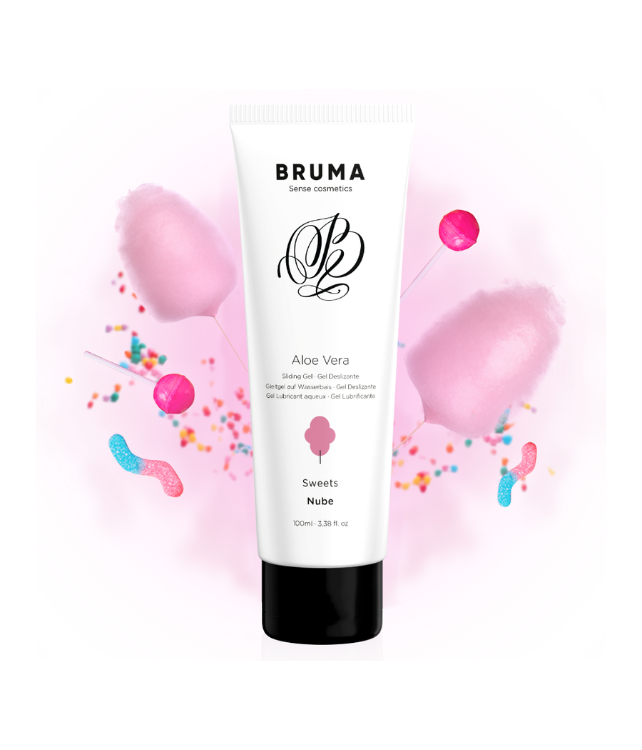 BRUMA - ALOE VERA GLEITGEL ZUCKERWATTE GESCHMACK 100 ML