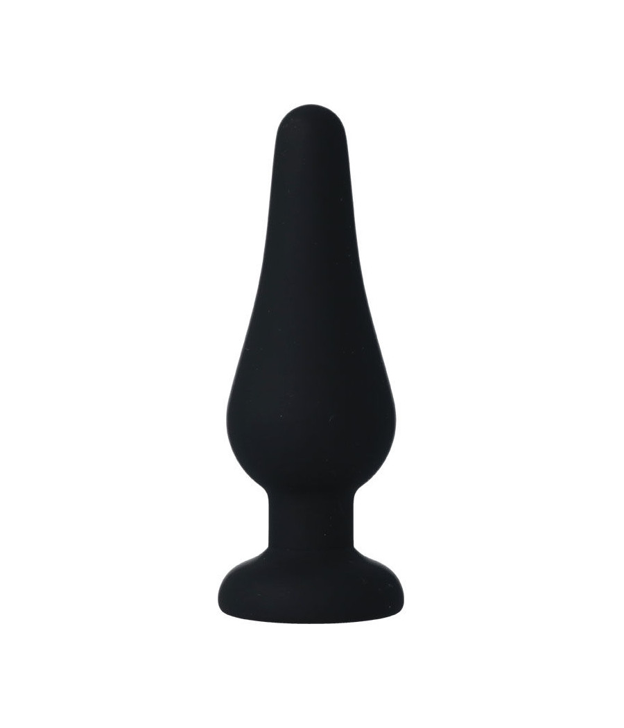 INTENSE - PLUG ANALE PIPO M SILICONE NERO 11 CM