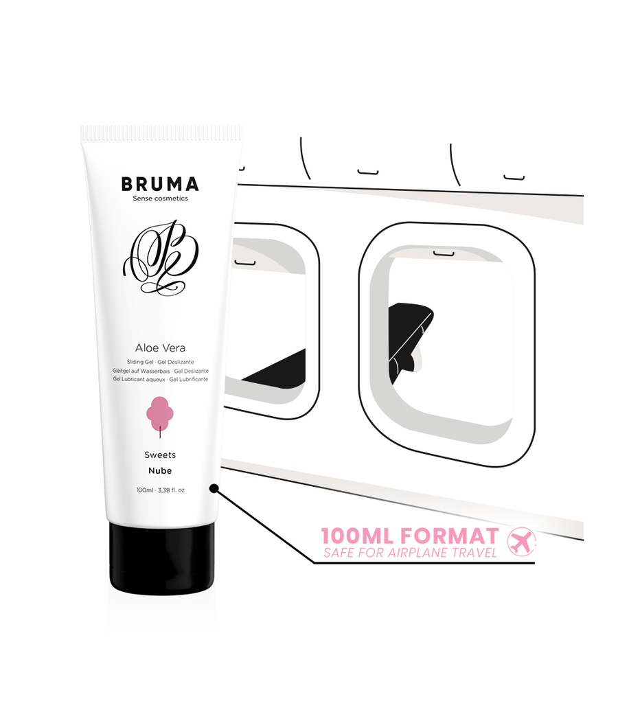 BRUMA - ALOE VERA GLEITGEL ZUCKERWATTE GESCHMACK 100 ML