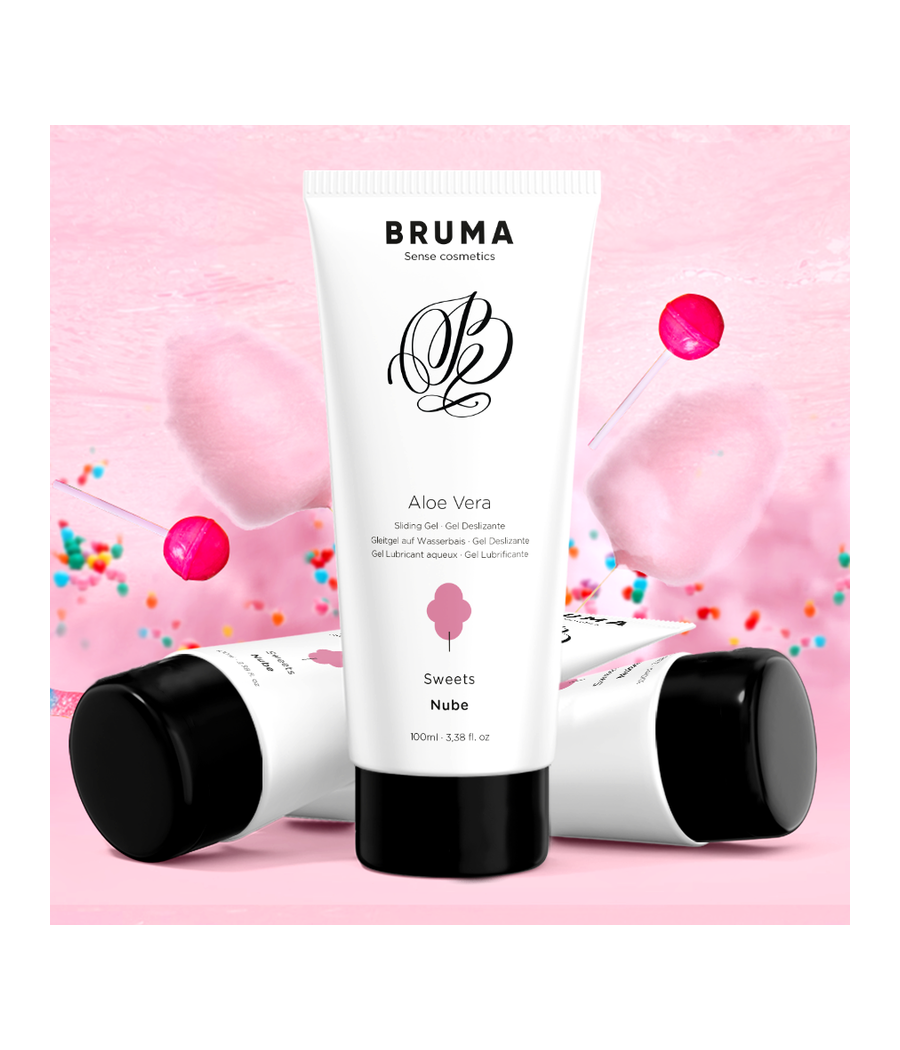 BRUMA - GEL DESLIZANTE CON ALOE VERA SABOR A NUBE 100 ML