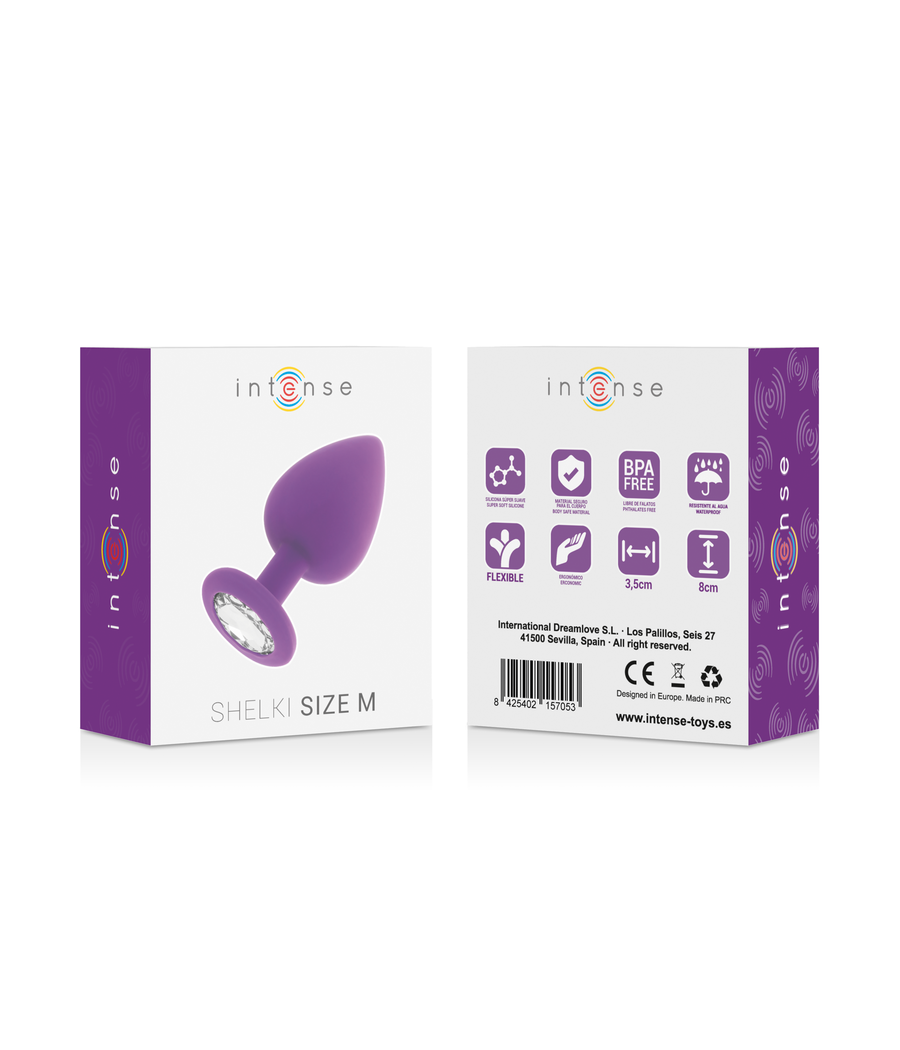 INTENSE - SHELKI M ANAL PLUG LILAC