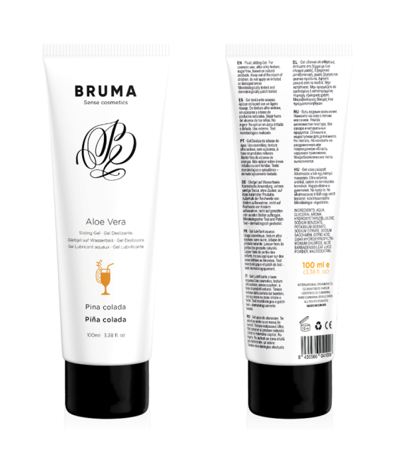 BRUMA - ALOE VERA SLIDING GEL PINA COLADA FLAVOR 100 ML