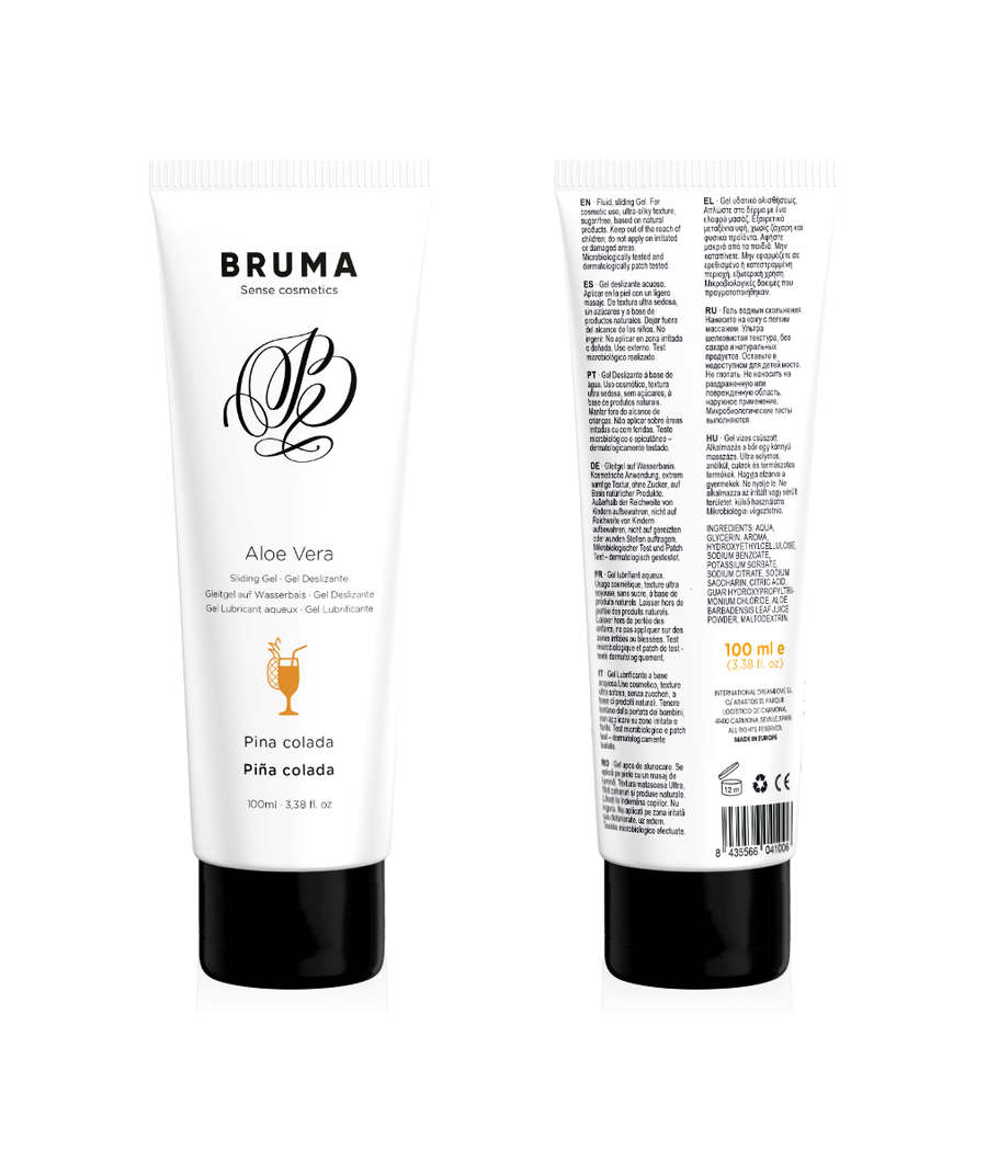 BRUMA - GEL GLISSANT À L''ALOE VERA SAVEUR PINA COLADA 100 ML