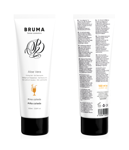 BRUMA - GEL DESLIZANTE CON ALOE VERA SABOR A PIÑA COLADA 100 ML