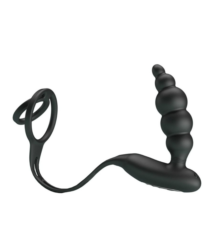 PRETTY LOVE - ANNEAUX PÉNIS AVEC PLUG VIBRATEUR