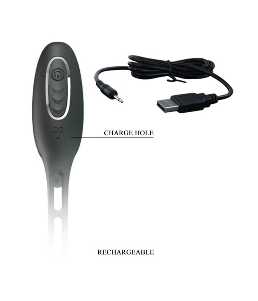 PRETTY LOVE - ANNEAUX PÉNIS AVEC PLUG VIBRATEUR