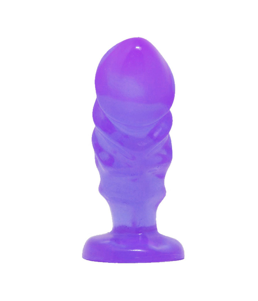 BAILE - UNISEX ANALPLUG MIT LILA FARBENEM SAUGNAPF
