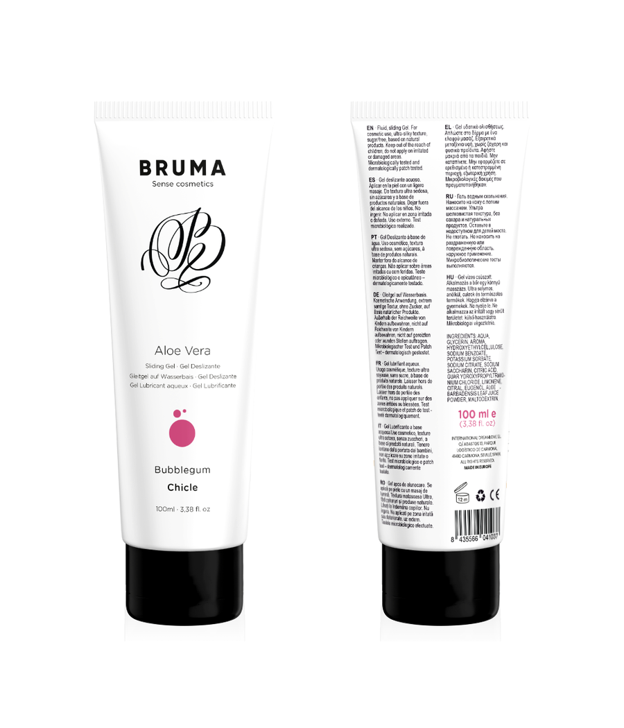 BRUMA - GEL SCORREVOLE ALOE VERA GUSTO BUBBLEGUM 100 ML