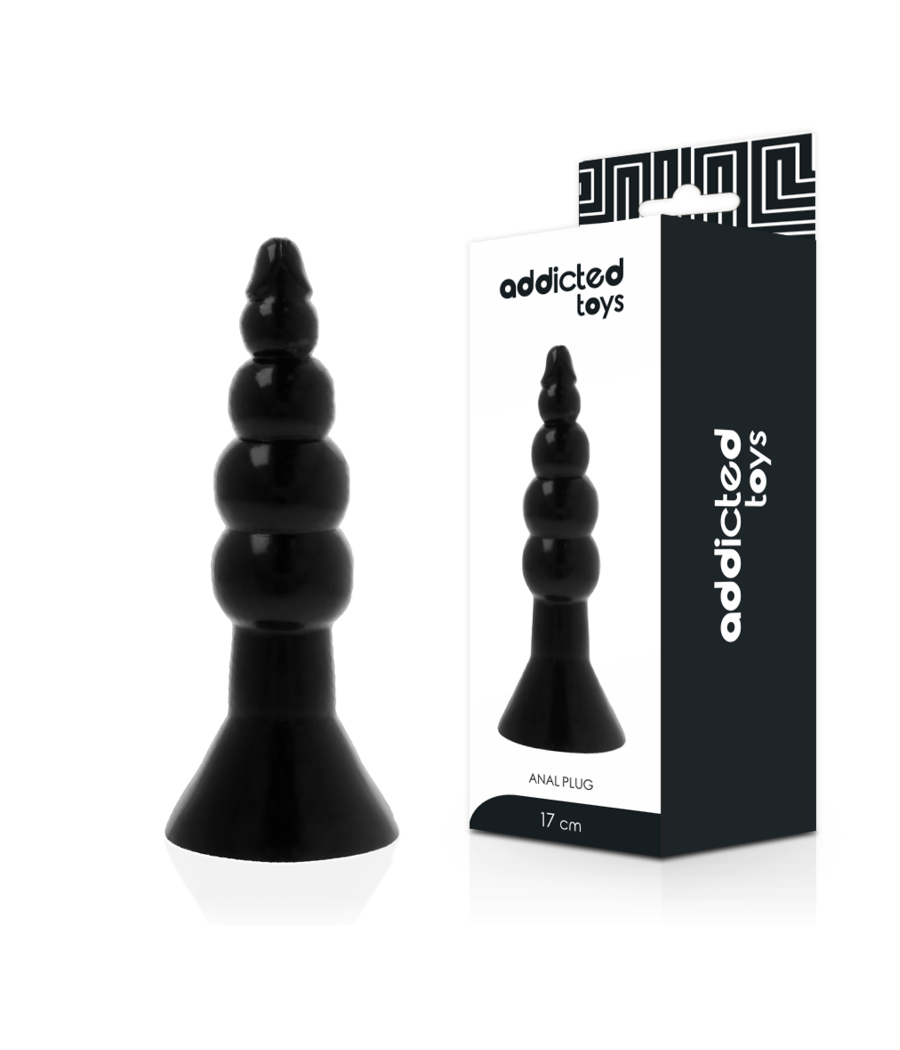 ADDICTED TOYS - PLUG ANAL 17 CM NOIR