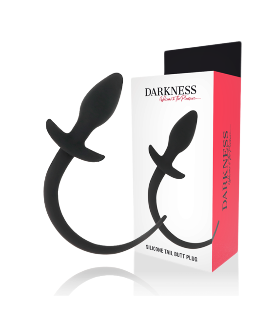 DARKNESS - ANAL PLUG 28 CM BLACK SILICONE