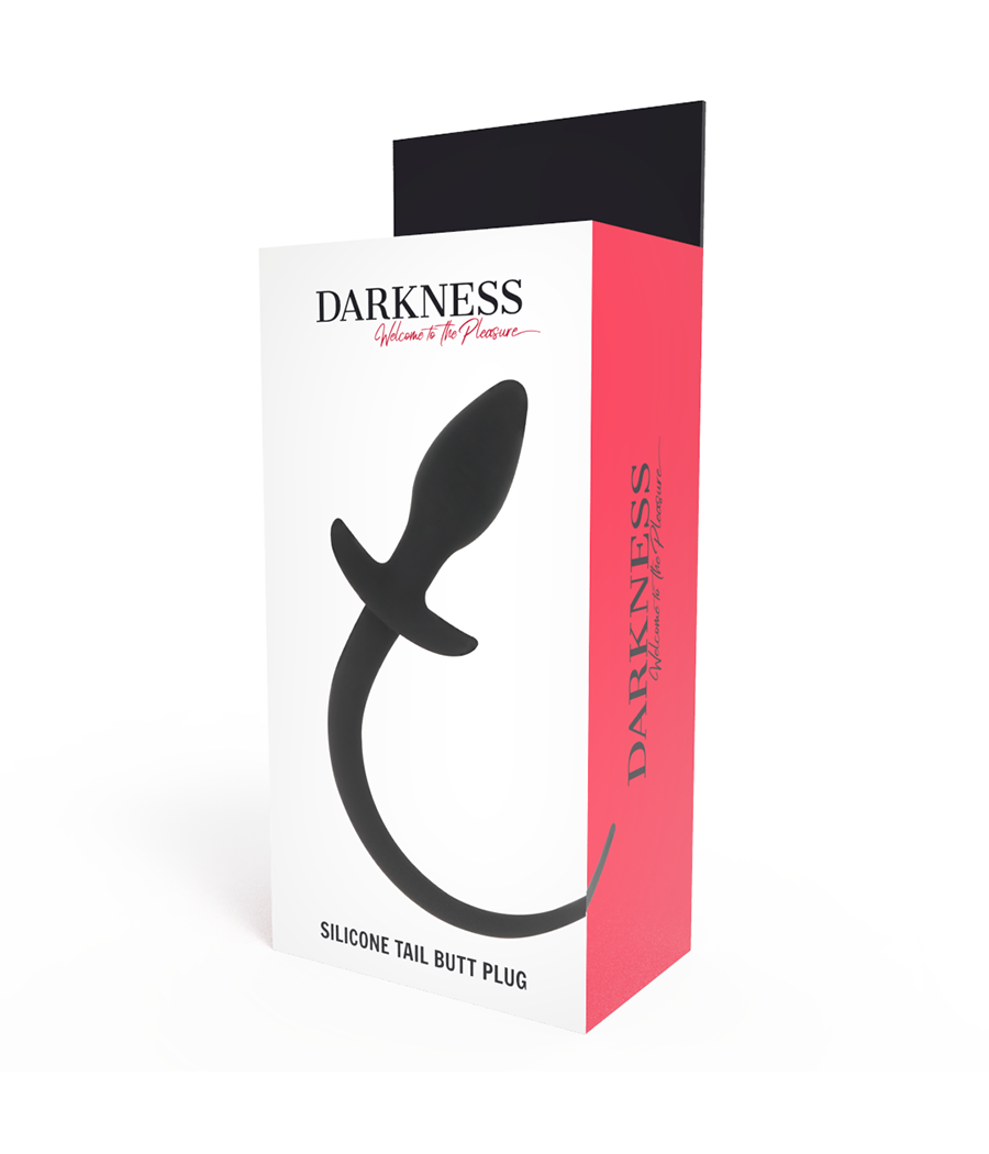 DARKNESS - ANAL PLUG 28 CM BLACK SILICONE