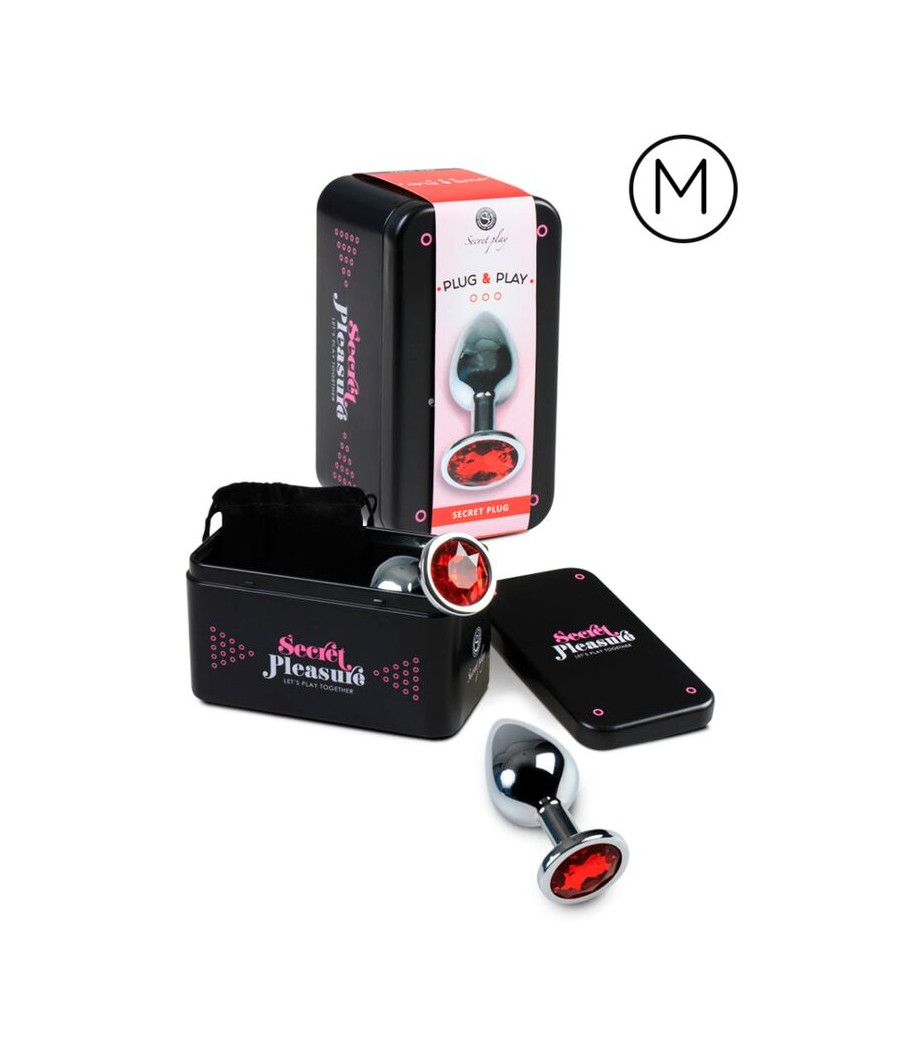 SECRETPLAY - ANAL PLUG ROJO M