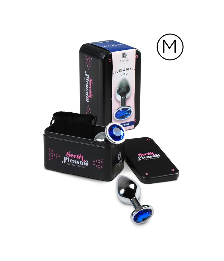 SECRETPLAY - ANALPLUG BLAU M