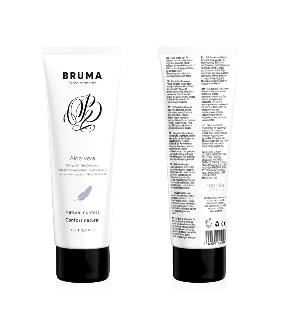 BRUMA - GEL DESLIZANTE CON ALOE VERA CONFORT NATURAL 100 ML