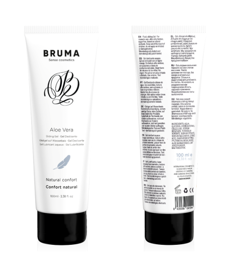 BRUMA - GEL DESLIZANTE CON ALOE VERA CONFORT NATURAL 100 ML