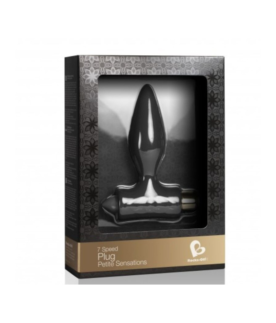 ROCKS-OFF - PLUG ANAL PARA PRINCIPIANTES PETITE SENSATIONS - NEGRO