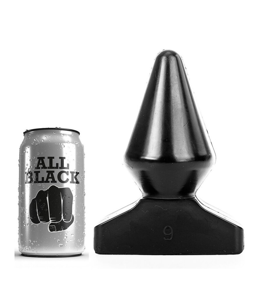 ALL BLACK - PLUG ANAL 18,5 CM