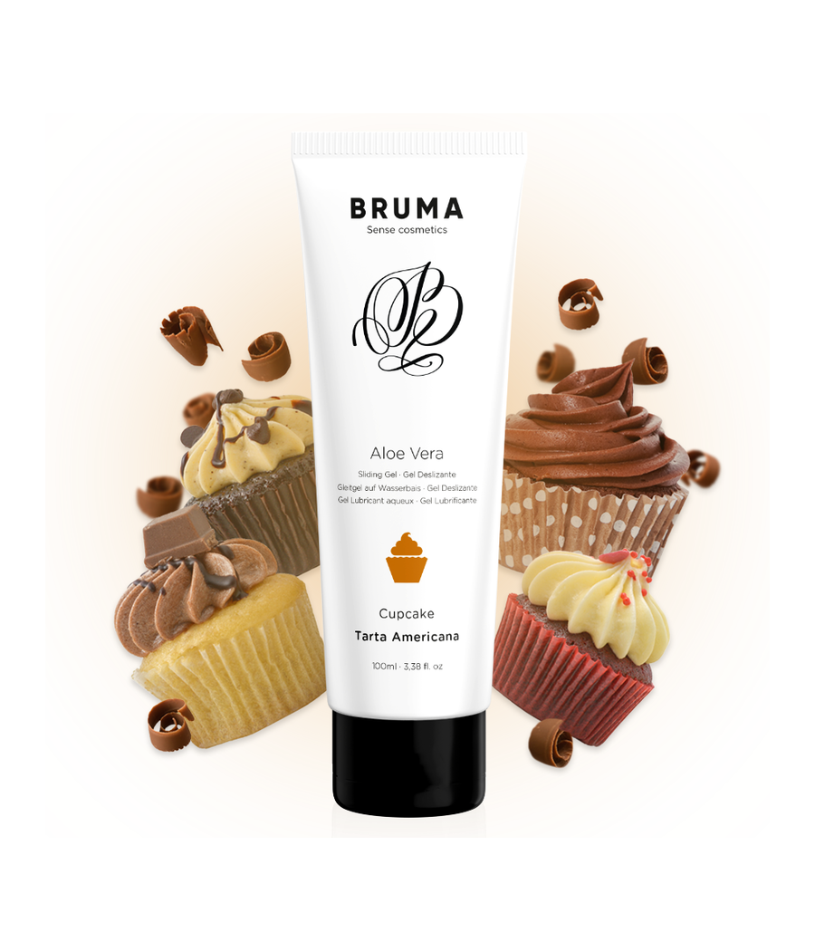 BRUMA - GEL GLISSANT À L''ALOE VERA SAVEUR CUPCAKE 100 ML