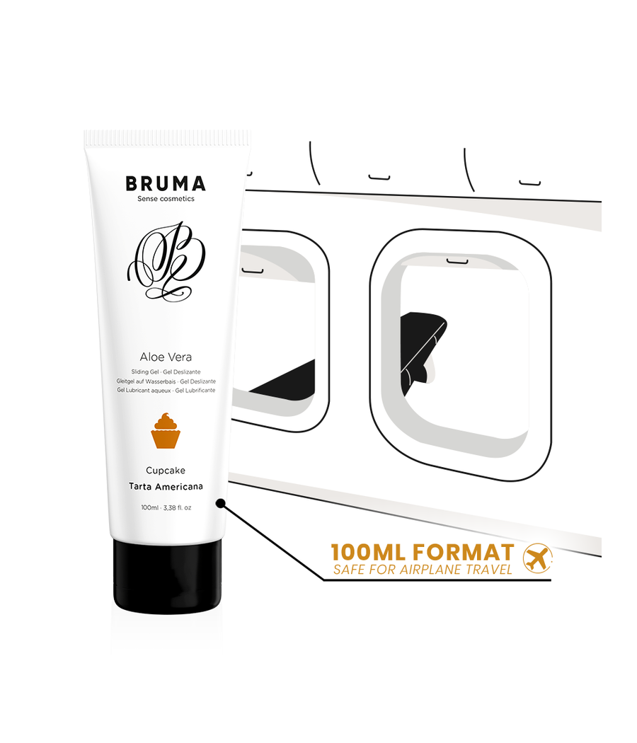 BRUMA - GEL GLISSANT À L''ALOE VERA SAVEUR CUPCAKE 100 ML