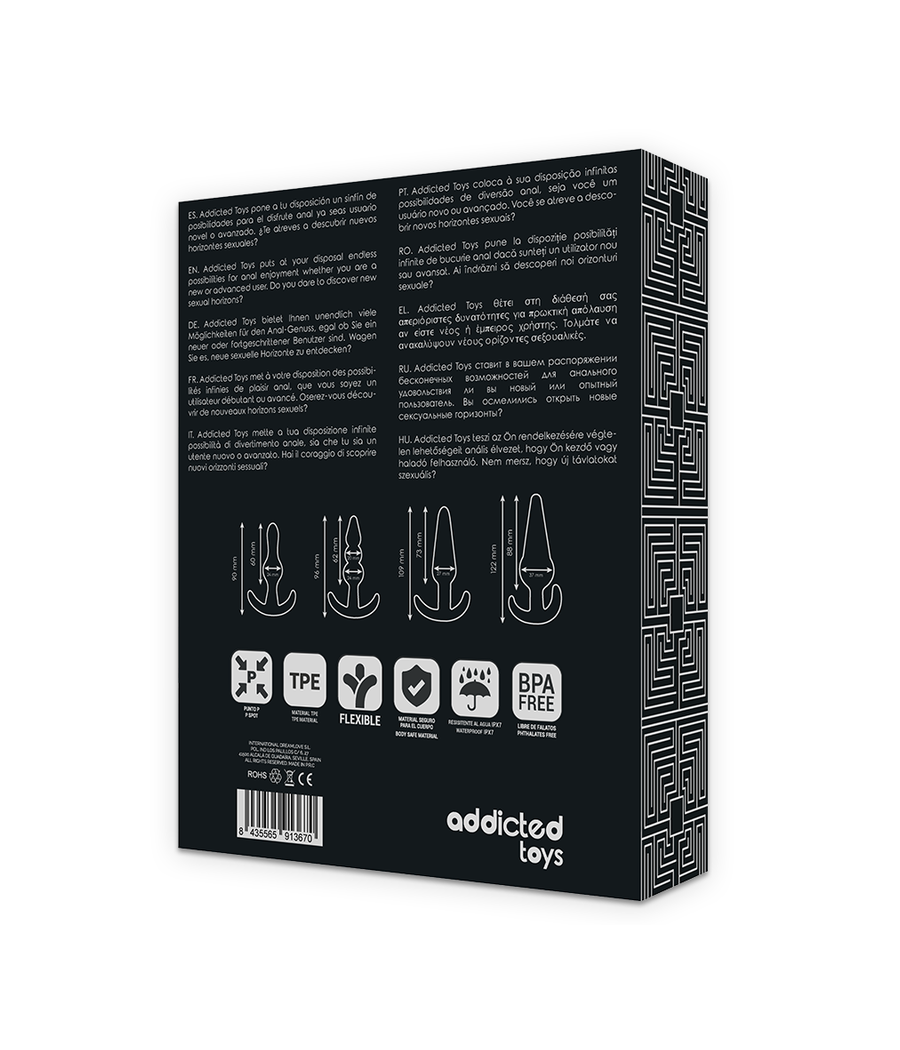 ADDICTED TOYS - ENSEMBLE 4 BOUCHONS ANAL