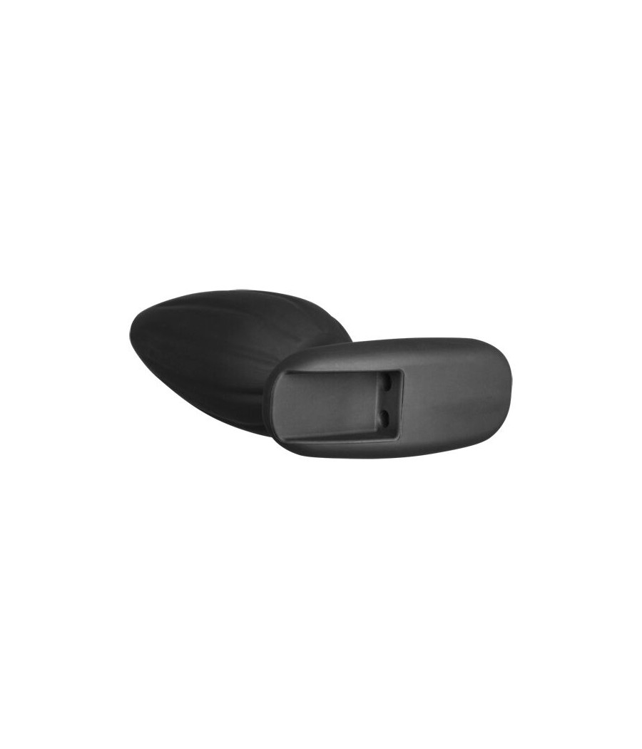 ELECTRASTIM - PLUG ANAL DE SILICONE PRETO ROCKER MÉDIO