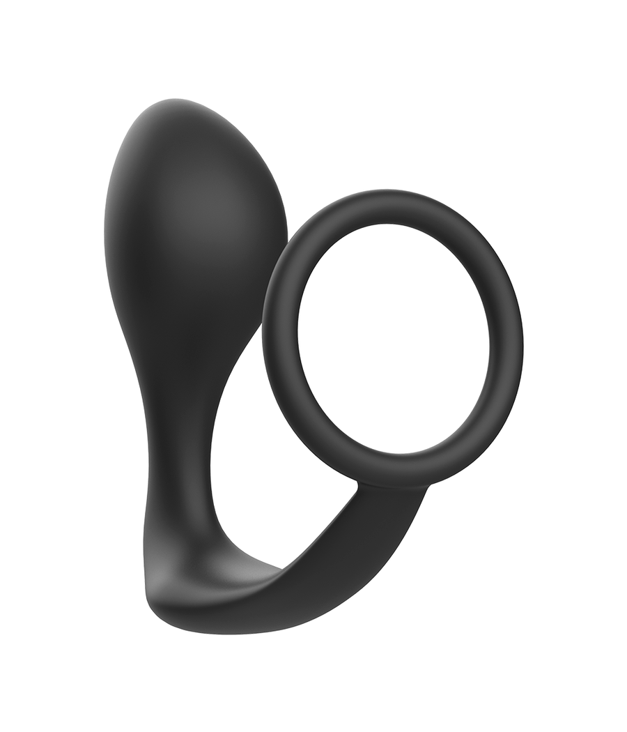 ADDICTED TOYS - ANALPLUG MIT SCHWARZEM SILIKONRING
