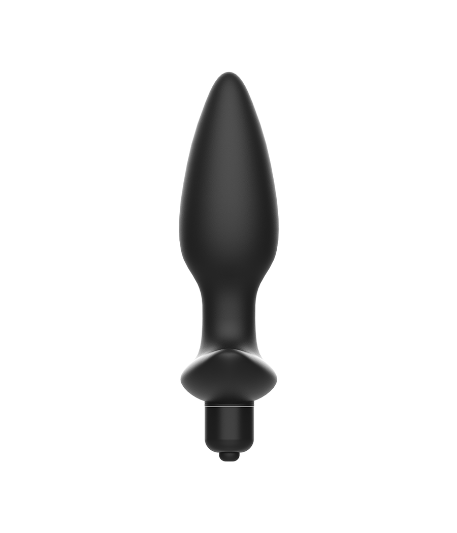 ADDICTED TOYS - MASAJEADOR PLUG ANAL CON VIBRACIÓN NEGRO