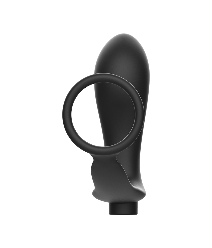 ADDICTED TOYS - PENISRING MIT FERNBEDIENUNG ANALPLUG SCHWARZ WIEDERAUFLADBAR