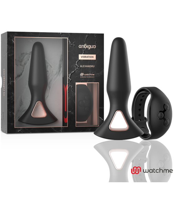 ANBIGUO - WATCHME CONTROL REMOTO VIBRADOR PLUG ANAL ALEXANDRU