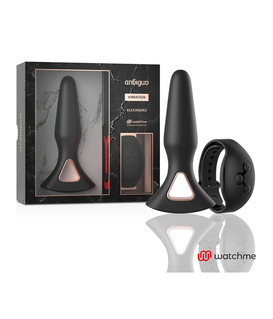 ANBIGUO - WATCHME CONTROL REMOTO VIBRADOR PLUG ANAL ALEXANDRU