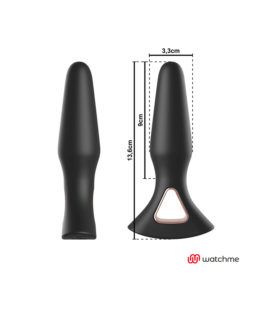 ANBIGUO - WATCHME CONTROLE REMOTO VIBRADOR ANAL PLUG ALEXANDRU