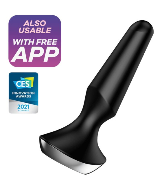 SATISFYER - PLUG ILICIOUS 2 PLUG VIBRADOR NEGRO