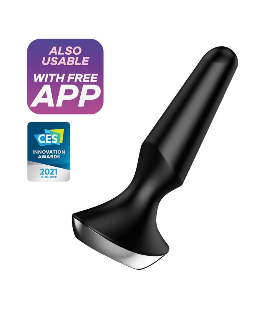 SATISFYER - VIBRADOR PLUG ILICIOUS 2 PLUG PRETO