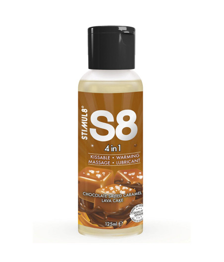 STIMUL8 - S8 4 IN 1 CHOCOLATE AND SALTED CARAMEL DESSERT LUBRICANT 125 ML