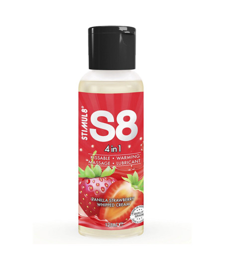 STIMUL8 - S8 4 IN 1 STRAWBERRY DESSERT LUBRICANT 125 ML