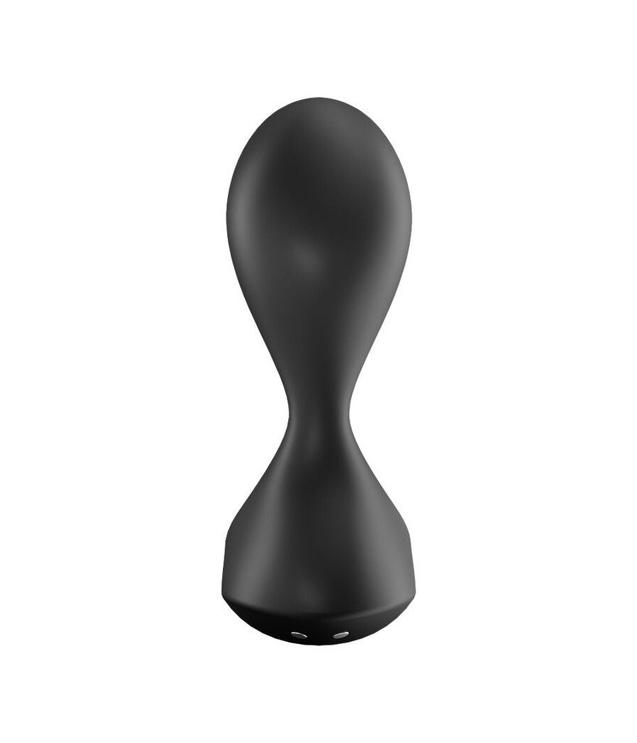 SATISFYER - SWEET SEAL VIBRATING PLUG APP BLACK