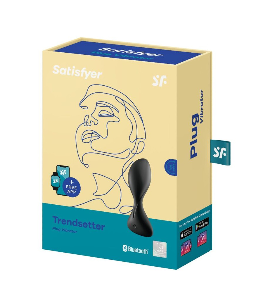 SATISFYER - APP TRENDSETTER SPINA VIBRANTE NERA
