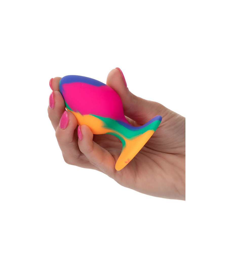 CALEXOTICS - CHEEKY MÉDIO TIE-DYE PLUG ANAL