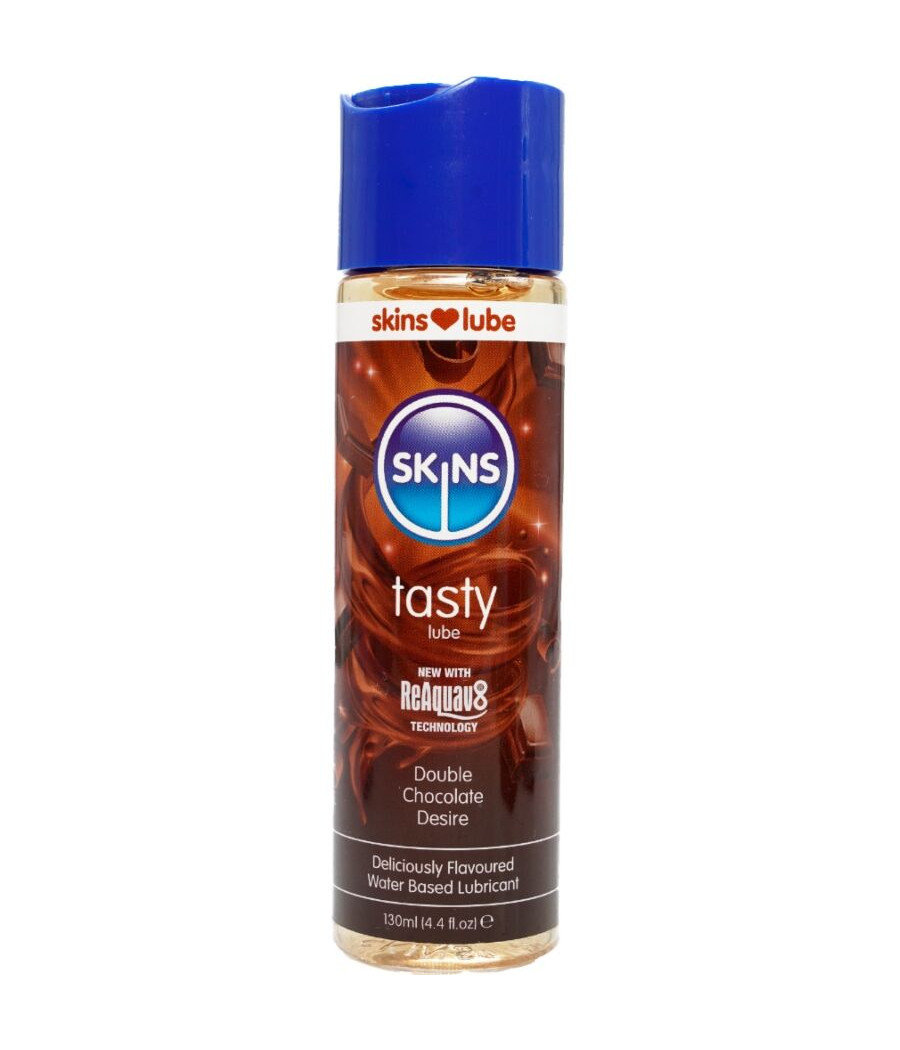 SKINS - TASTY WATER-BASED LUBRICANT DOUBLE CHOCOLATE 130 ML