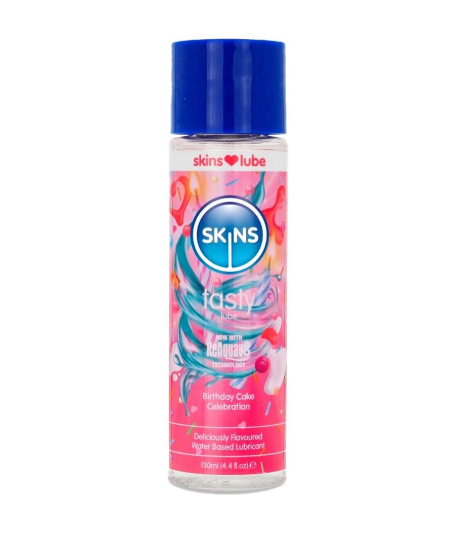 SKINS - LUBRIFIANT À BASE D'EAU DÉLICIEUX GÂTEAU D'ANNIVERSAIRE 130 ML