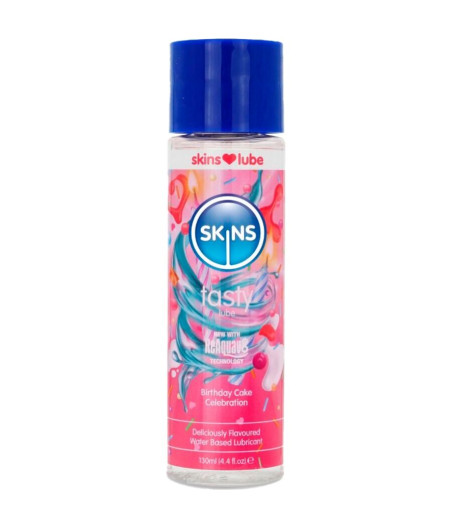 SKINS - LUBRIFIANT À BASE D'EAU DÉLICIEUX GÂTEAU D'ANNIVERSAIRE 130 ML